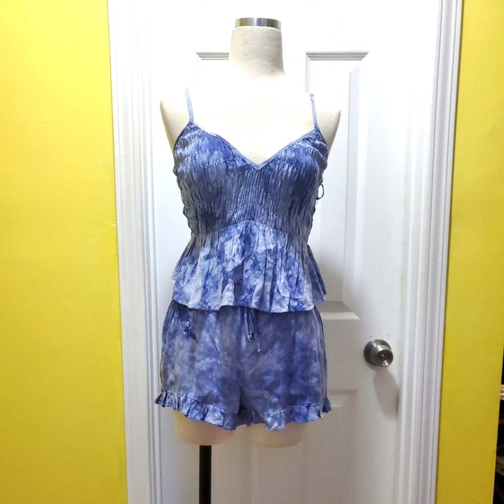 Cotton Candy Brown Short Set NWOT